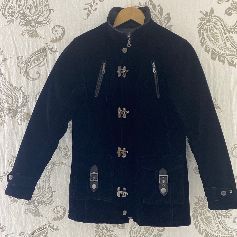 VINTAGE IN THE ATTIC GOTHIC FIREMAN JACKET PUNK GRUNGE